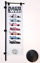Load image into Gallery viewer, RWB idlers collections mini Up Garage Nobori Banner Flag