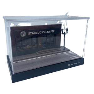 Starbucks 1:64 Diorama with battery powered lamp post