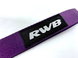 Purple RWB Short Lanyard